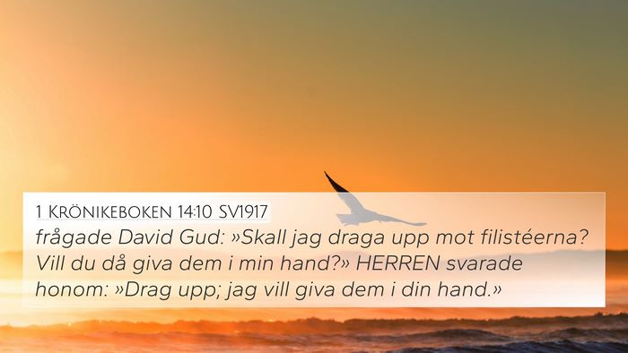 1 Krönikeboken 14:10 SV1917 Bible Verse Image