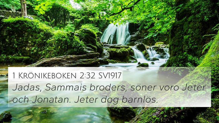 1 Krönikeboken 2:32 SV1917 4K Wallpaper - Jadas, Sammais broders, söner voro Jeter och - 4K Wallpaper Bible Verse