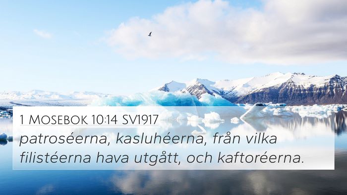 1 Mosebok 10:14 SV1917 Bible Verse Image