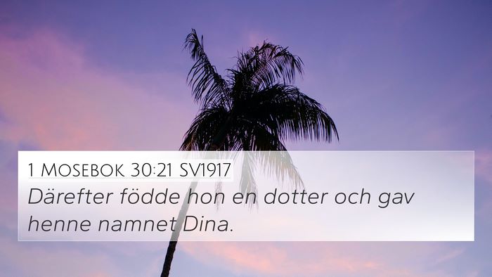 1 Mosebok 30:21 SV1917 Bible Verse Image