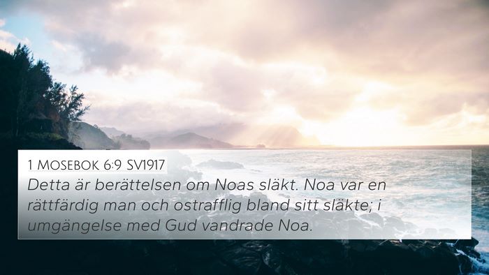 1 Mosebok 6:9 SV1917 Bible Verse Image