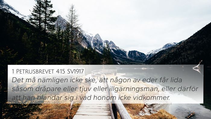 1 Petrusbrevet 4:15 SV1917 Bible Verse Image