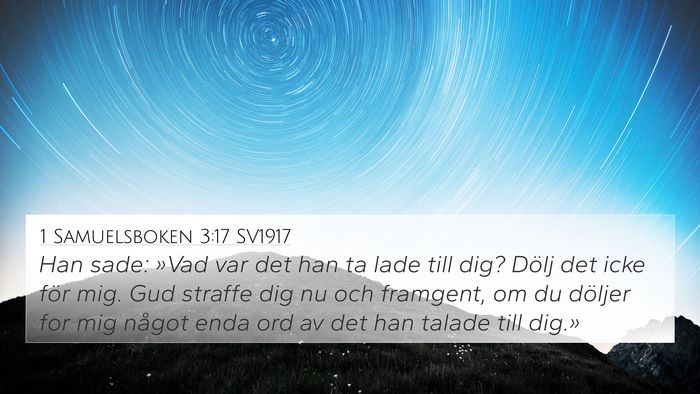 1 Samuelsboken 3:17 SV1917 Bible Verse Image