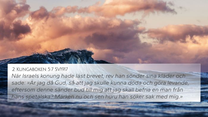 2 Kungaboken 5:7 SV1917 Bible Verse Image