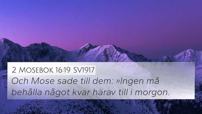 2 Mosebok 16:19 SV1917 Bible Verse Image