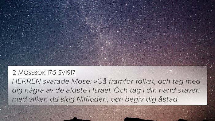 2 Mosebok 17:5 SV1917 Bible Verse Image