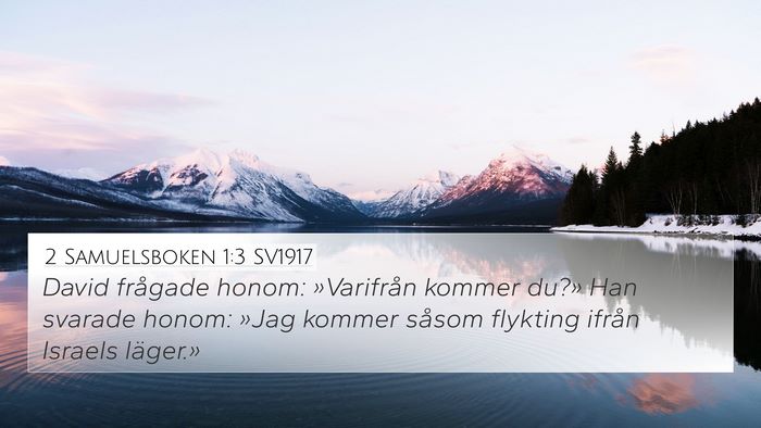 2 Samuelsboken 1:3 SV1917 Bible Verse Image