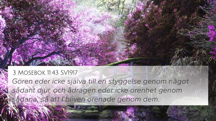 3 Mosebok 11:43 SV1917 Bible Verse Image