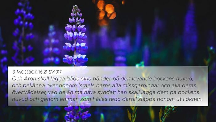 3 Mosebok 16:21 SV1917 Bible Verse Image