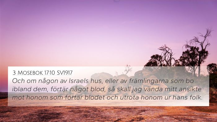 3 Mosebok 17:10 SV1917 Bible Verse Image