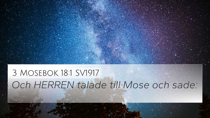 3 Mosebok 18:1 SV1917 4K Wallpaper - Och HERREN talade till Mose och - 4K Wallpaper Bible Verse