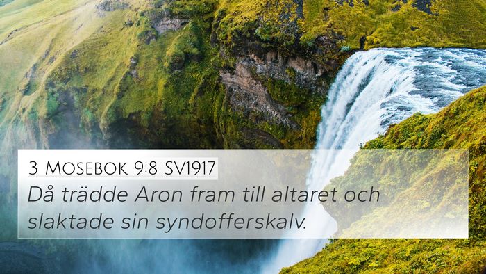 3 Mosebok 9:8 SV1917 Bible Verse Image