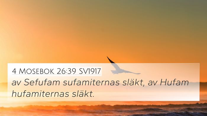 4 Mosebok 26:39 SV1917 Bible Verse Image