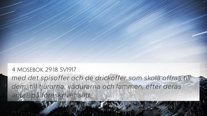 4 Mosebok 29:18 SV1917 Bible Verse Image