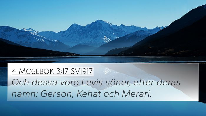 4 Mosebok 3:17 SV1917 Bible Verse Image