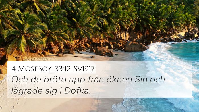 4 Mosebok 33:12 SV1917 Bible Verse Image