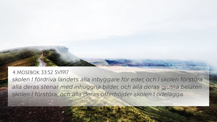 4 Mosebok 33:52 SV1917 Bible Verse Image
