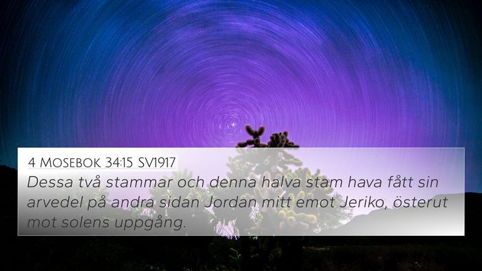 4 Mosebok 34:15 SV1917 Bible Verse Image