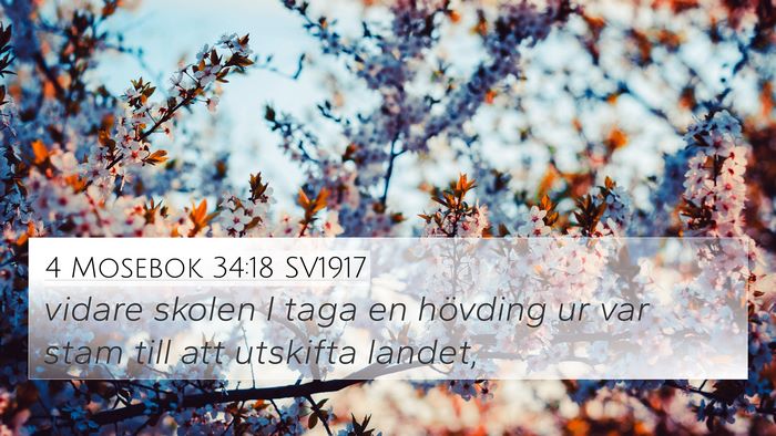 4 Mosebok 34:18 SV1917 Bible Verse Image