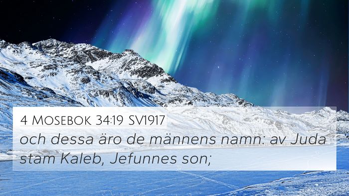 4 Mosebok 34:19 SV1917 Bible Verse Image