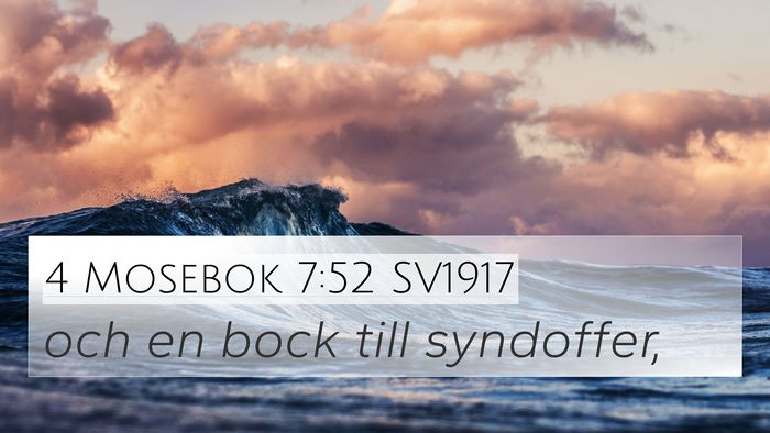4 Mosebok 7:52 SV1917 4K Wallpaper - och en bock till - 4K Wallpaper Bible Verse