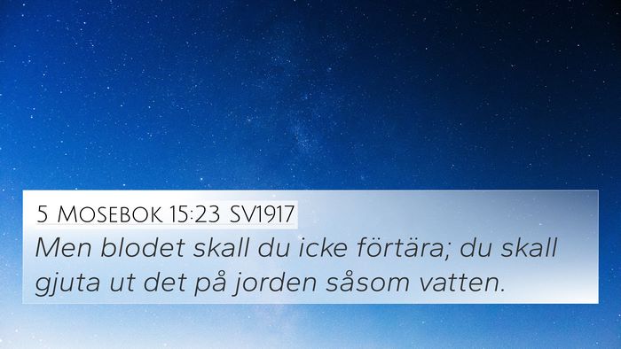 5 Mosebok 15:23 SV1917 Bible Verse Image