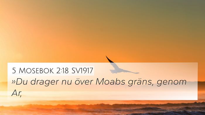 5 Mosebok 2:18 SV1917 Bible Verse Image