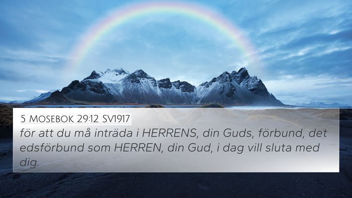 5 Mosebok 29:12 SV1917 Bible Verse Image