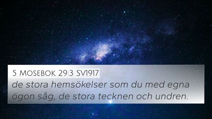 5 Mosebok 29:3 SV1917 Bible Verse Image