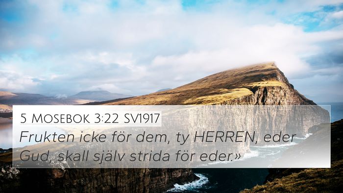 5 Mosebok 3:22 SV1917 Bible Verse Image