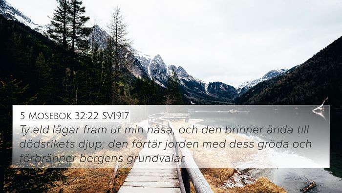5 Mosebok 32:22 SV1917 Bible Verse Image