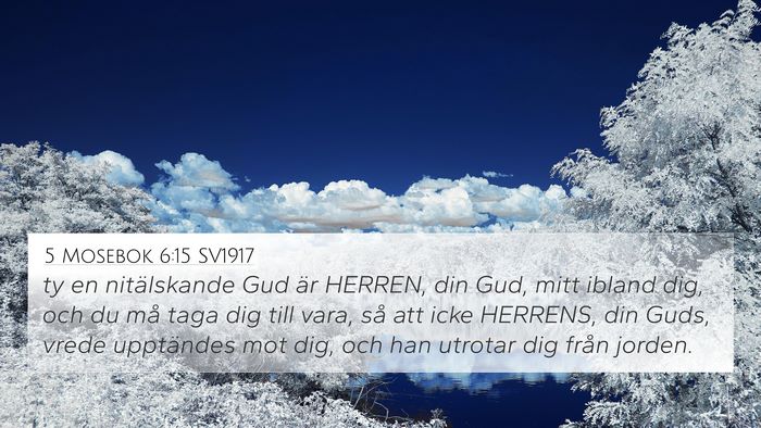 5 Mosebok 6:15 SV1917 Bible Verse Image