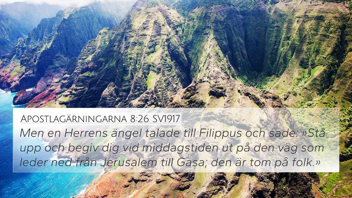 Apostlagärningarna 8:26 SV1917 Bible Verse Image
