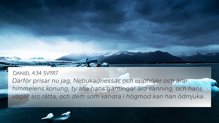 Daniel 4:34 SV1917 Bible Verse Image