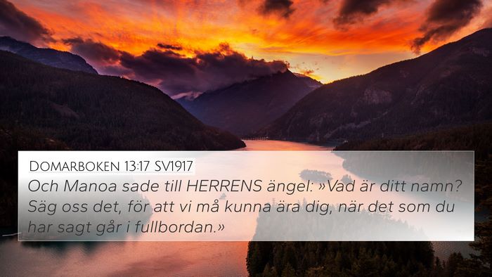 Domarboken 13:17 SV1917 Bible Verse Image