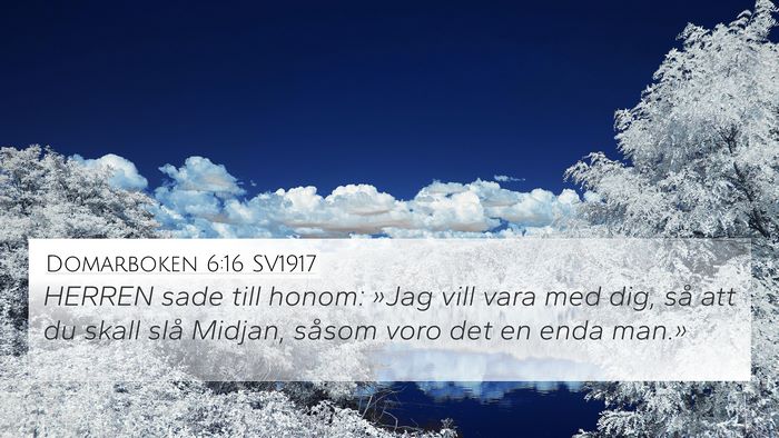 Domarboken 6:16 SV1917 Bible Verse Image