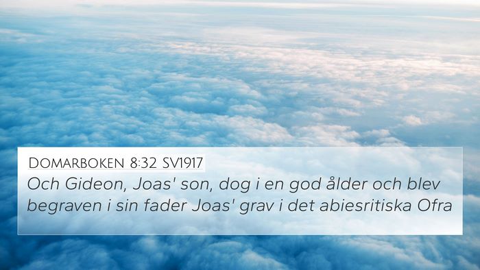 Domarboken 8:32 SV1917 Bible Verse Image
