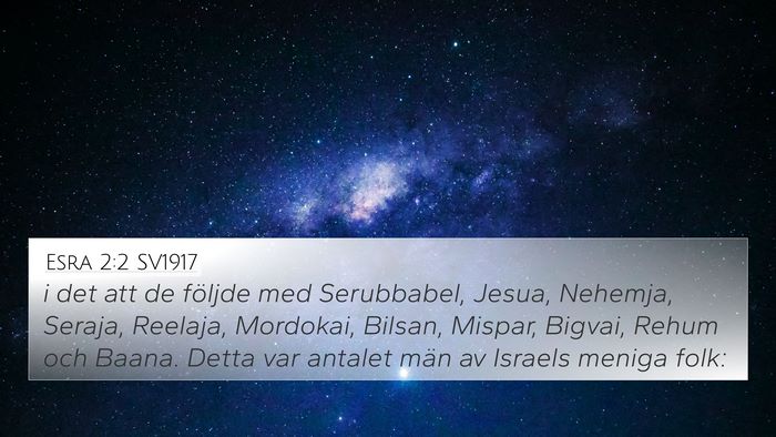 Esra 2:2 SV1917 Bible Verse Image