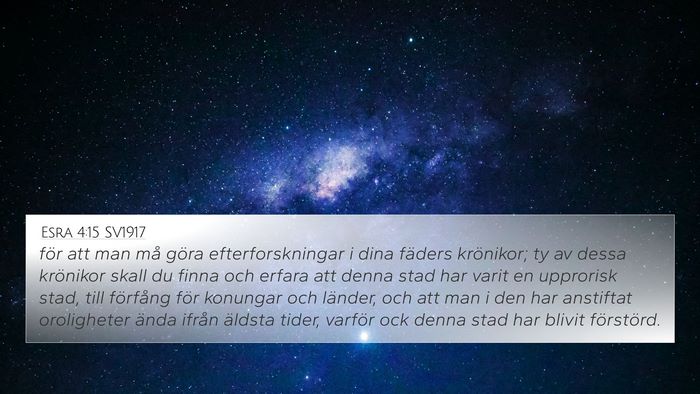 Esra 4:15 SV1917 Bible Verse Image