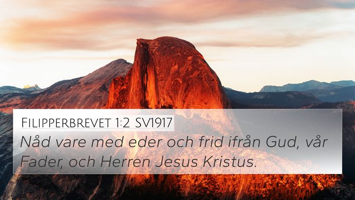 Filipperbrevet 1:2 SV1917 Bible Verse Image