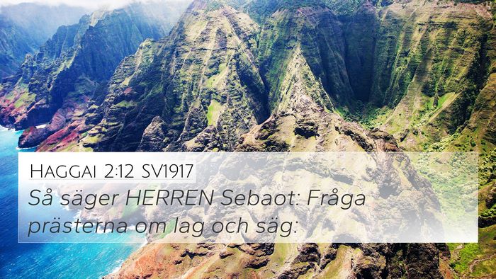 Haggai 2:12 SV1917 Bible Verse Image