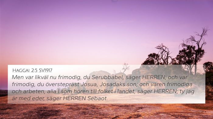 Haggai 2:5 SV1917 4K Wallpaper - Men var likväl nu frimodig, du Serubbabel, - 4K Wallpaper Bible Verse