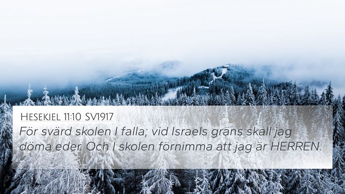 Hesekiel 11:10 SV1917 Bible Verse Image