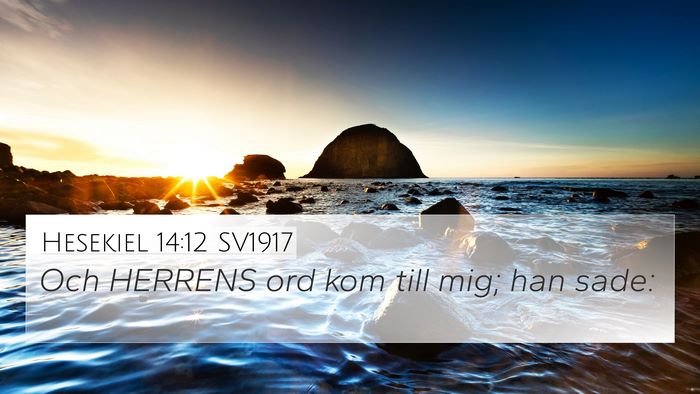 Hesekiel 14:12 SV1917 Bible Verse Image