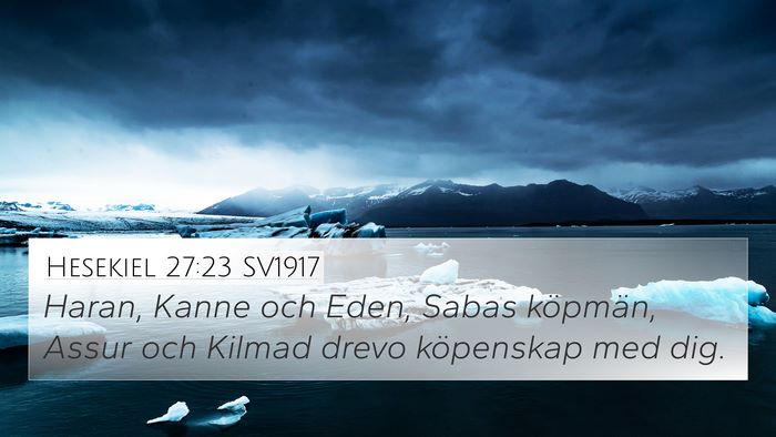 Hesekiel 27:23 SV1917 Bible Verse Image