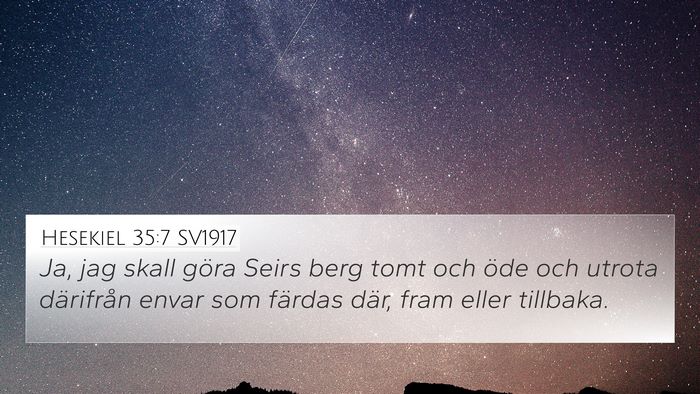 Hesekiel 35:7 SV1917 Bible Verse Image