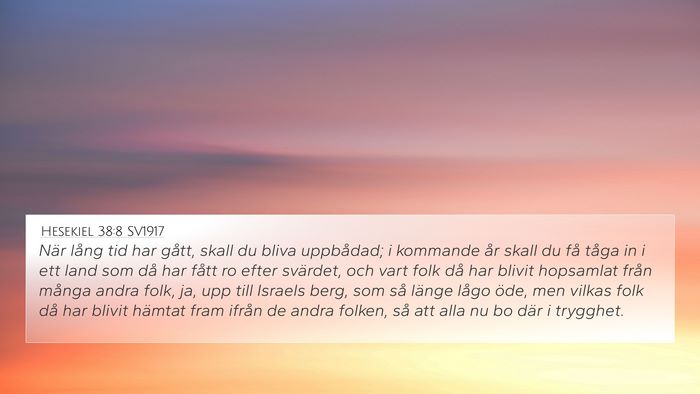 Hesekiel 38:8 SV1917 Bible Verse Image