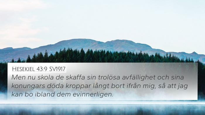 Hesekiel 43:9 SV1917 Bible Verse Image