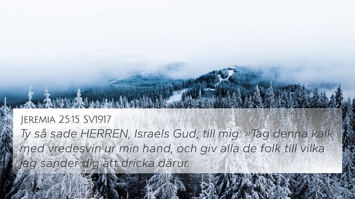 Jeremia 25:15 SV1917 Bible Verse Image