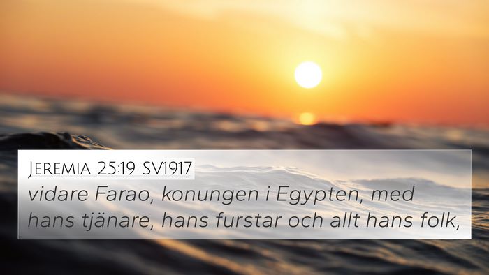 Jeremia 25:19 SV1917 Bible Verse Image
